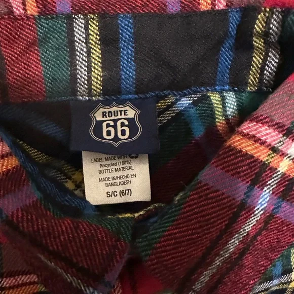 Colorful Plaid Boys' Shirt - Picture 4 of 6